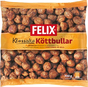 Felix Köttbullar Klassiska Frysta 700g Felix