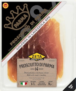 Zeta Prosciutto di Parma 70g Zeta