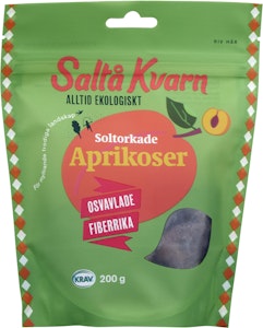 Saltå Kvarn Aprikoser EKO/KRAV 200g Saltå Kvarn