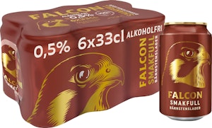 Falcon Öl Alkoholfri 0,5% 6x33cl Falcon Smakfull