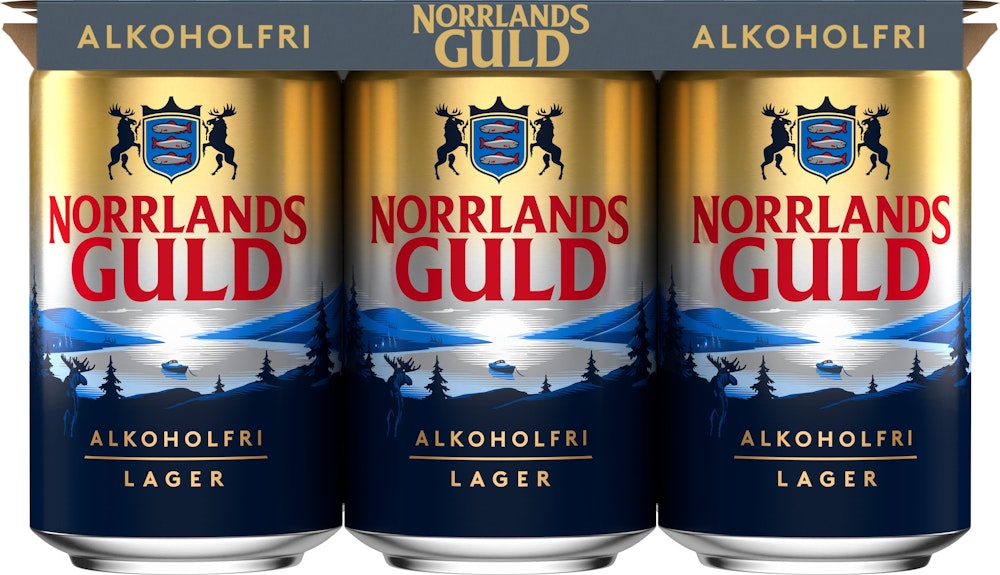 Norrlands Guld Öl Alkoholfri 0,5% 6x33cl Norrlands Guld