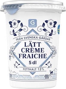 Garant Crème Fraiche Lätt 13% 5dl Garant