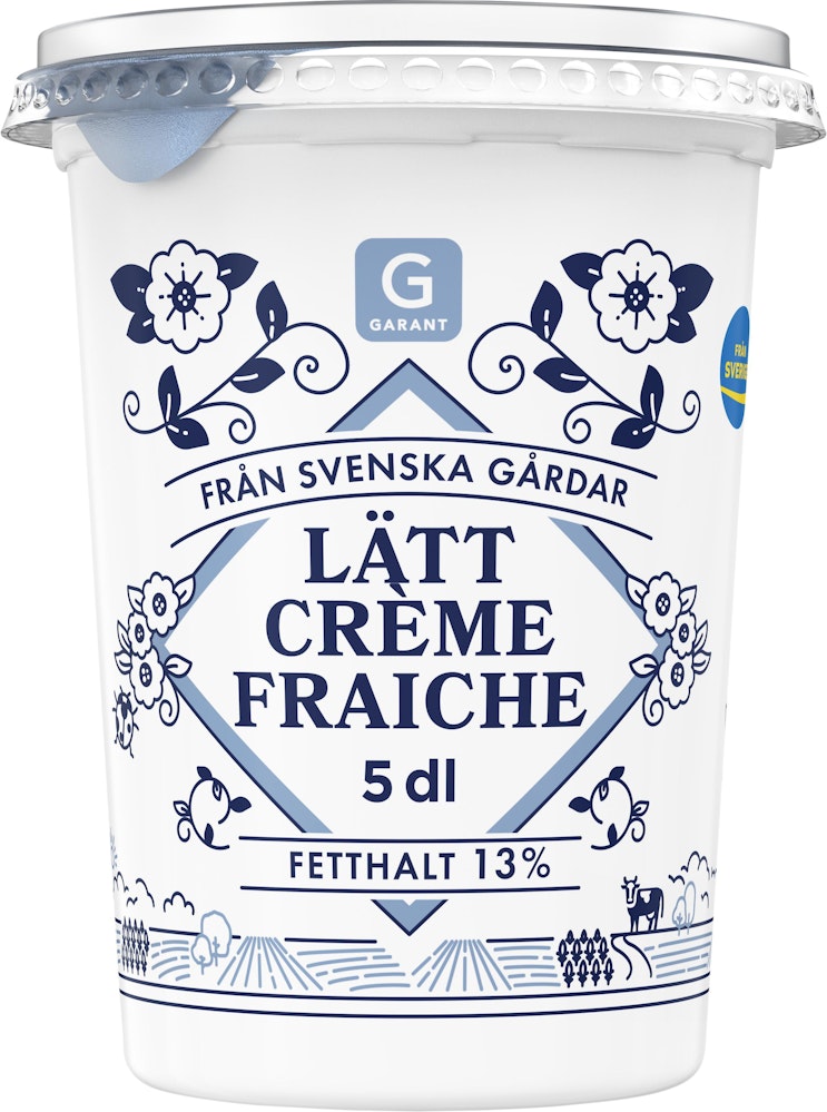 Garant Crème Fraiche Lätt 13% 5dl Garant