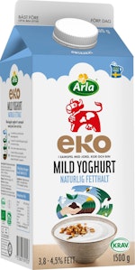 Arla Ko Yoghurt Mild Naturell 3.8-4.5% EKO/KRAV 1500g Arla