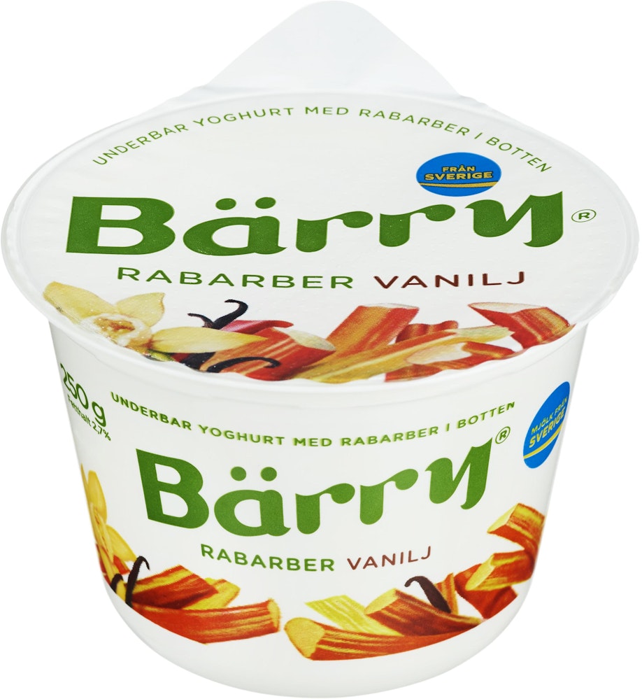 Bärry Yoghurt Rabarber/Vanilj Bärry