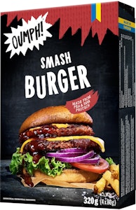 Oumph! Smashed Burger Fryst 4x80g Oumph!