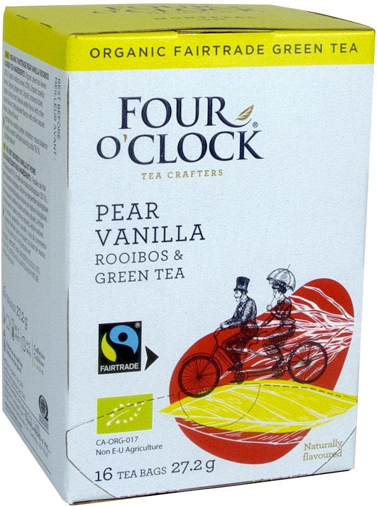 Four O´Clock Te Rooibos Päron & Vanilj EKO/Fairtrade 16-p Four O´Clock