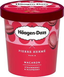 Häagen-Dazs Macaron Strawberry & Raspberry 420ml Häagen-Dazs