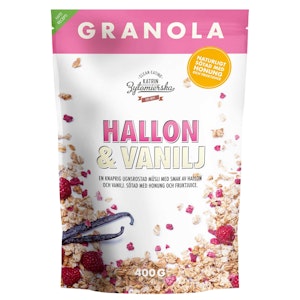 Clean Eating Granola Hallon & Vanilj 400g Clean Eating