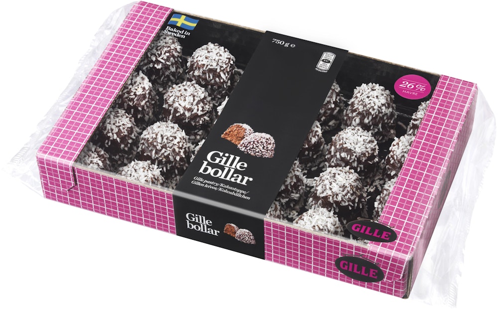 Gille Chokladbollar 24-p 750g Gille