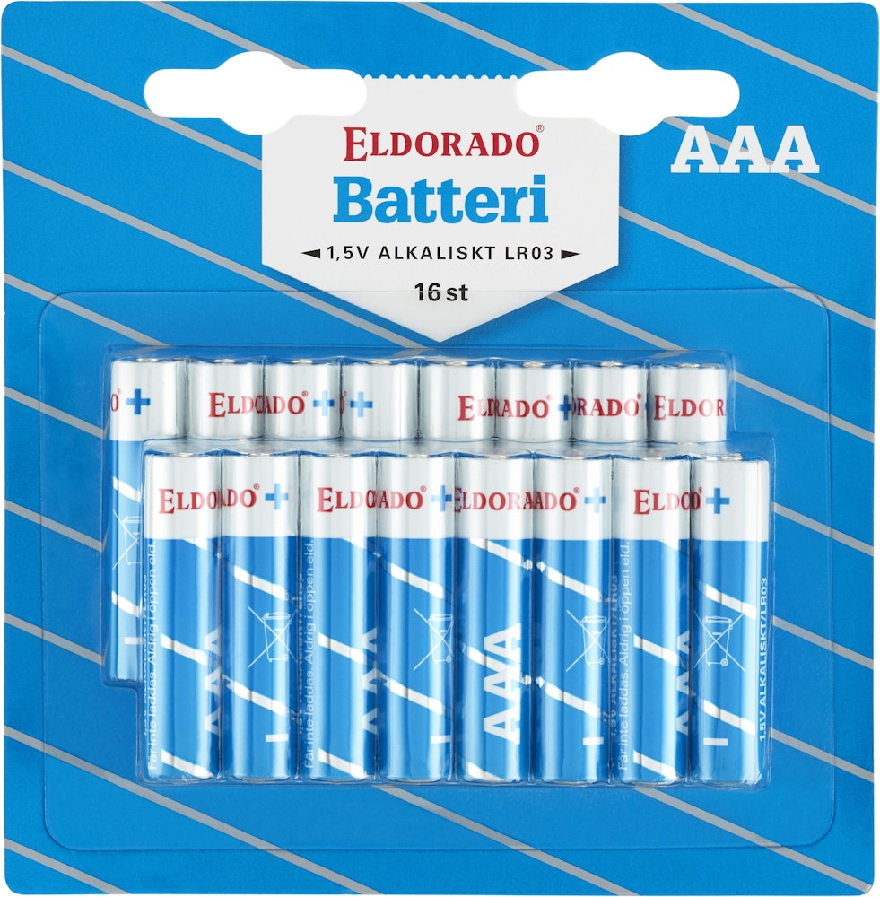 Eldorado Batterier AAA 16-p Eldorado