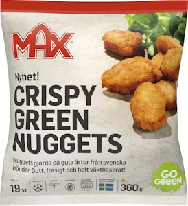 Max Nuggets Crispy Green Fryst 360g Max