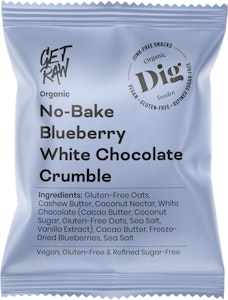 Get Raw No-Bake Blueberry White Chocolate Crumble EKO 35g Get Raw