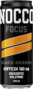 Nocco Energidryck Focus Black Orange 330ml Nocco