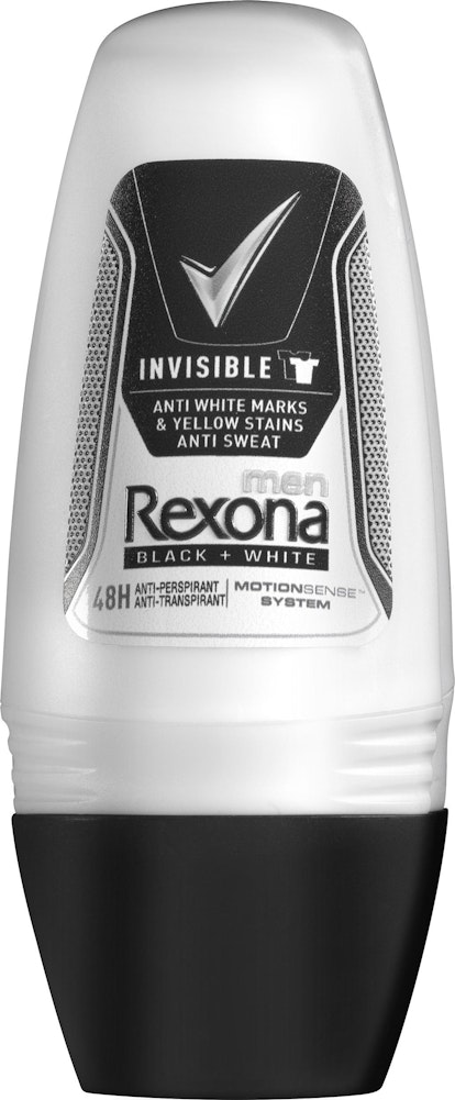 Rexona Deodorant Roll-On Men Invisible On Black+White Clothes 50ml Rexona