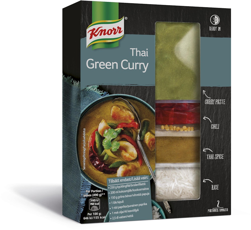 Knorr Middagskit Thai Green Curry 2-port Knorr