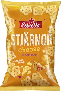 Estrella Stjärnor Cheese & Onion 85g Estrella