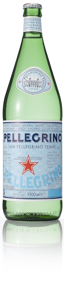 San Pellegrino Mineralvatten Glasflaska 1L