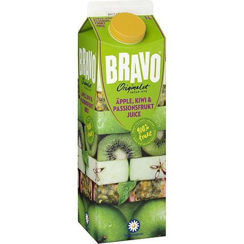 Bravo Juice äpple/passion/kiwi Bravo