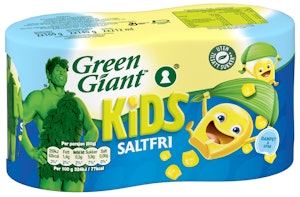 Green Giant Majs Kids Saltfri 2x160g Green Giant