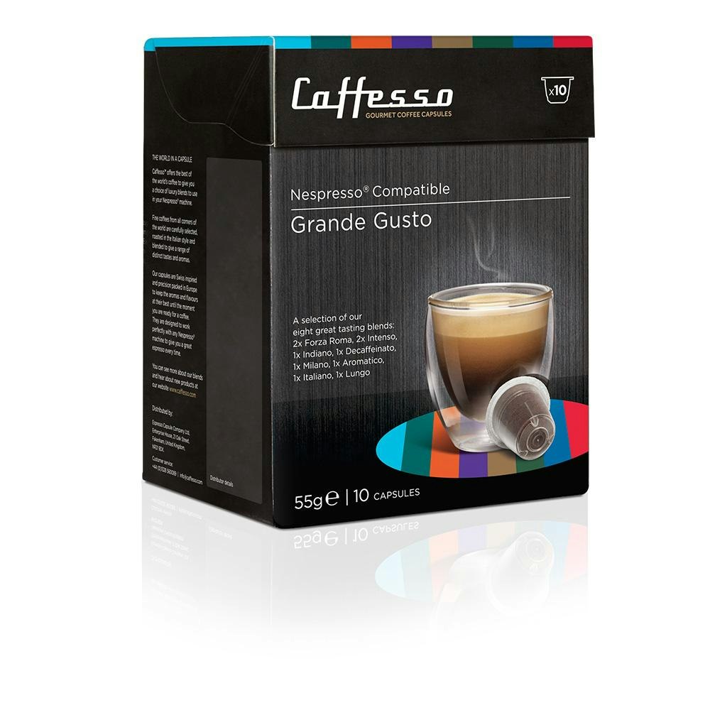 Caffesso Kaffekapslar Grande Gusto 10-p Caffesso