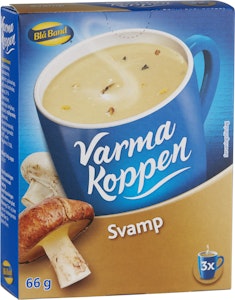 Blå Band Soppa Svamp 3x2dl Varma Koppen