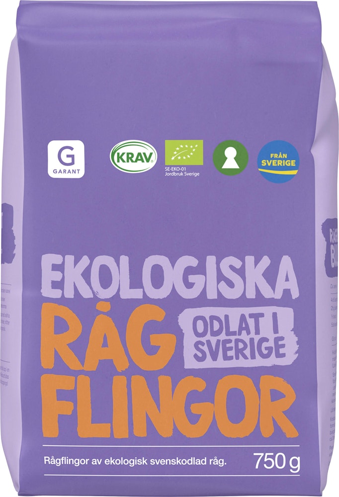 Garant Eko Rågflingor EKO/KRAV