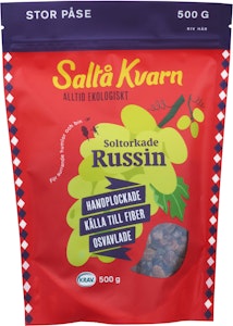 Saltå Kvarn Russin Soltorkade EKO/KRAV 500g Saltå Kvarn