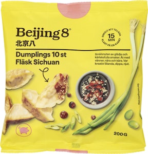 Beijing8 Dumpling Fläsk & Sishuan Fryst