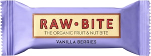 Raw Bite Frukt- & Nötbar Bär & Vanilj EKO 50g Raw Bite