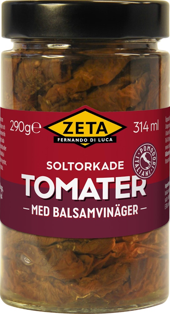 Zeta Soltorkade Tomater med Balsamvinäger Zeta