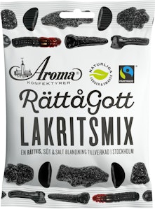 Aroma Lakritsmix Rättågott Fairtrade 140g Aroma