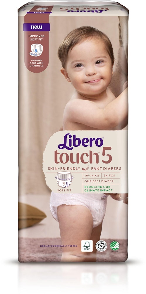 Libero Blöjor Touch Pants (5) 10- 34-p Libero