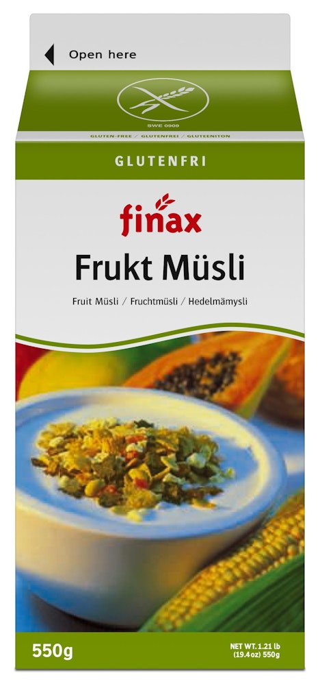 Finax Fruktmüsli Glutenfri Finax
