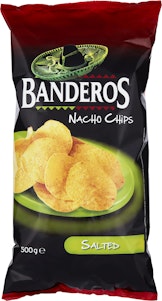 Banderos Nacho Chips Saltade Banderos