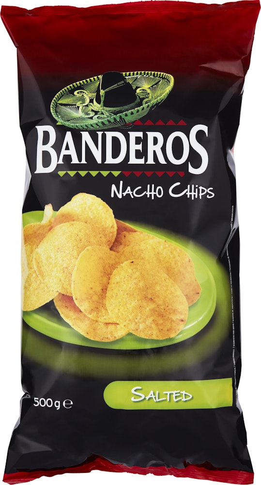 Banderos Nacho Chips Saltade Banderos