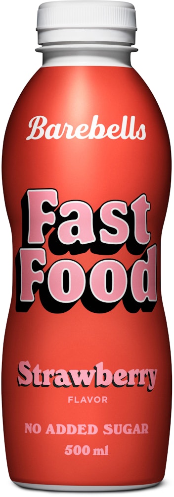 Barebells Protein Fast Food Strawberry 500ml Barebells