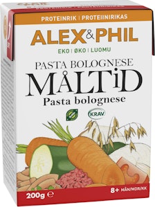Alex&Phil Pasta Bolognese 8M EKO/KRAV 200g Alex&Phil