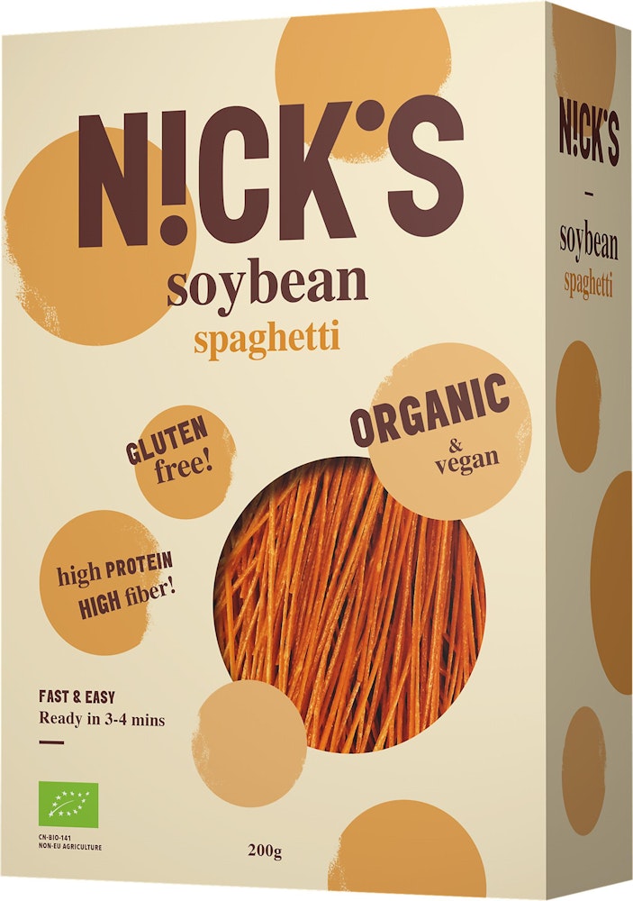 Nick´s Glutenfri Spaghetti av Sojabönor EKO Nick's