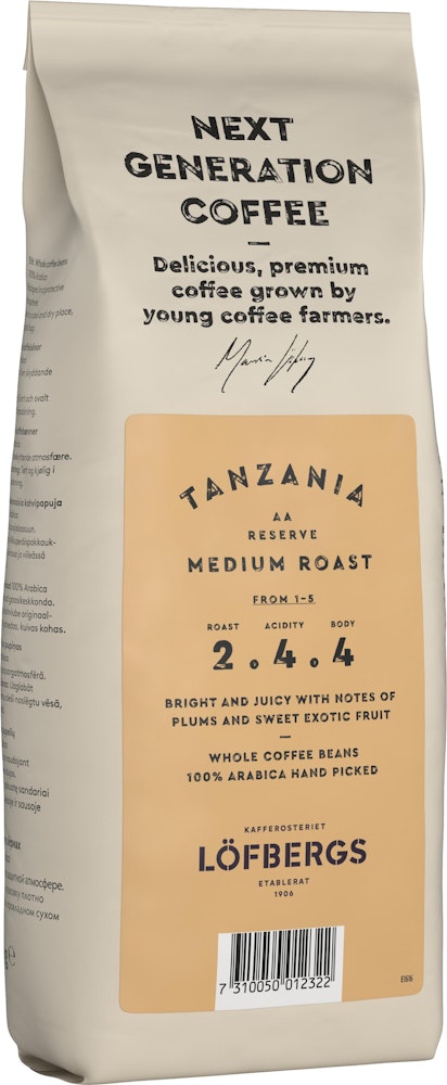 Löfbergs Kaffebönor Tanzania Medium Löfbergs