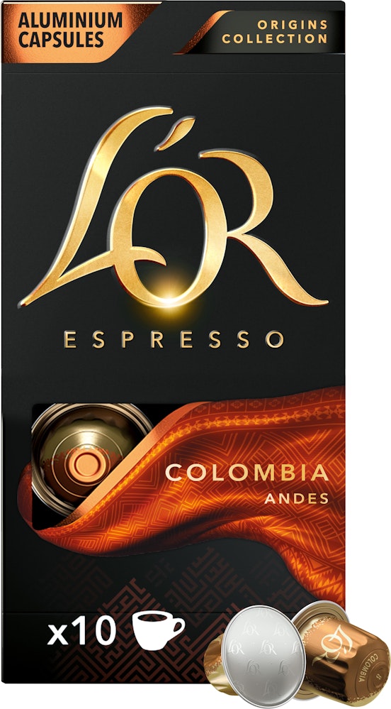 L'Or Kaffekapslar Espresso 8 Colombia 10-p L'Or