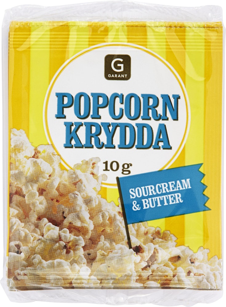 Garant Popcornkrydda Sour Cream/Butter 3x Garant