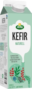 Arla Kefir Naturell 2,5% 1000g Arla