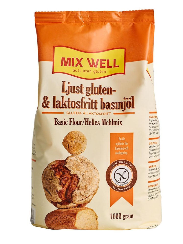 Mixwell Basmjöl Ljus Gluten & Laktosfri Mixwell