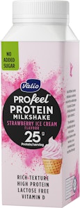 Valio Profeel Shake Strawberry Ice Cream 250ml Valio