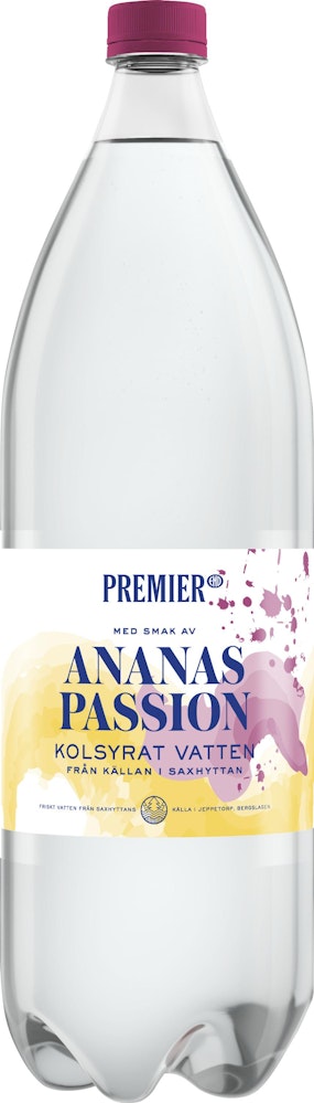 Premier Kolsyrat Vatten Ananas & Passion 1.5L Premier