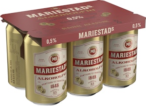 Mariestads Öl Alkoholfri 0,5% 6x33cl Mariestads