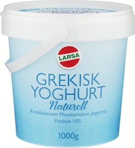 Larsa Foods Grekisk Yoghurt 10% 1000g Larsa
