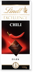 Lindt Excellence Mörk Chokladkaka Chili 100g Lindt