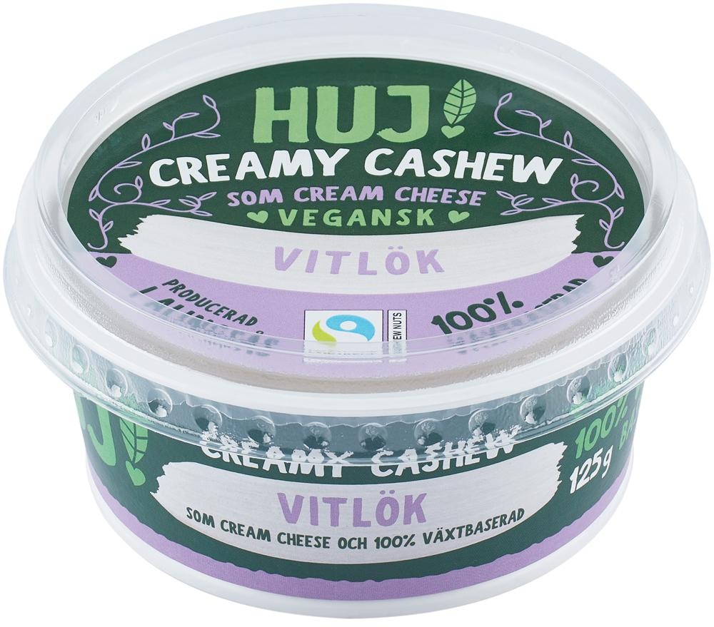HUJ Creamy Cashew Vitlök Fairtrade HUJ